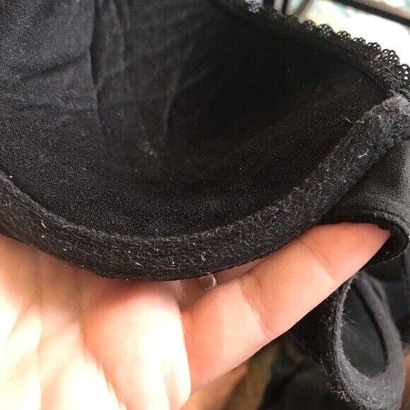 Victoria's Secret 34C Black Perfect Shape Bra Underwire Support Extra Padding - Picture 6 of 6